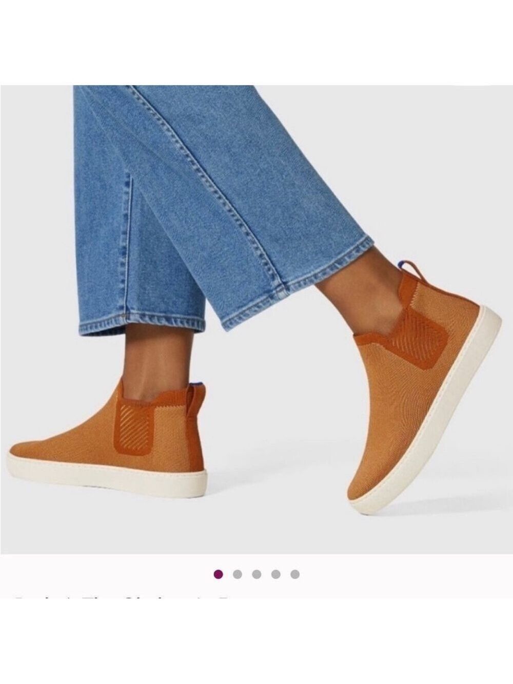 Rothy's Women’s The Chelsea Pull On Ankle Bootie in Fawn